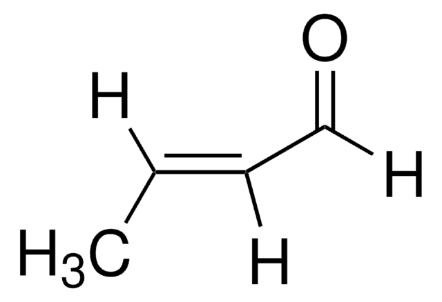 Crotonaldehyd, vorwiegend trans &#8805;99%, contains 0.1-0.2% BHT as stabilizer, 1% H2O as stabilizer