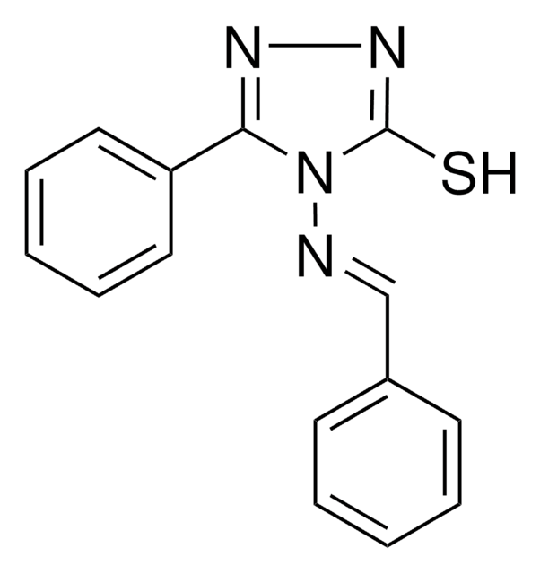 4-(BENZYLIDENEAMINO)-5-PHENYL-4H-1,2,4-TRIAZOLE-3-THIOL AldrichCPR