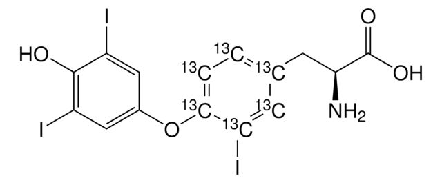 3,3&#8242;,5&#8242;-Triiodo-L-thyronine-13C6 solution 100&#160;&#956;g/mL in methanol with 0.1N NH3, ampule of 1&#160;mL, certified reference material, Cerilliant&#174;