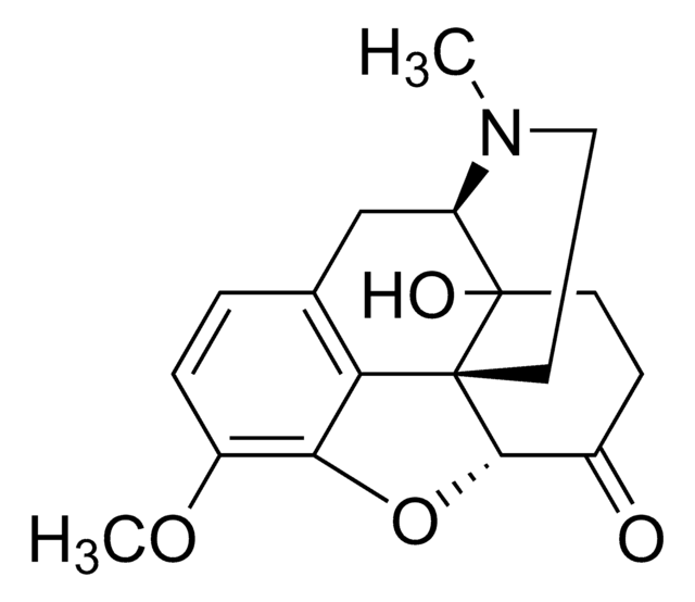 Oxycodon certified reference material, pharmaceutical secondary standard