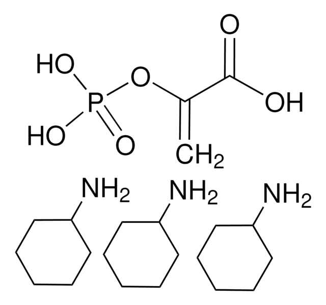 ホスホ(エノール)ピルビン酸 トリ(シクロヘキシルアンモニウム)塩 &#8805;98% (enzymatic)