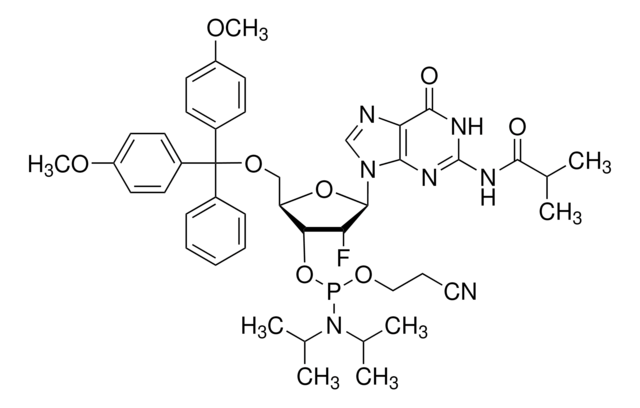 DMT-2&#8242;Fluoro-dG(ib)-phosphoramidit configured for ABI