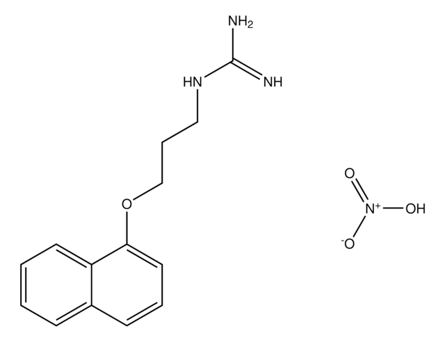 N-[3-(1-naphthyloxy)propyl]guanidine, nitrate salt AldrichCPR