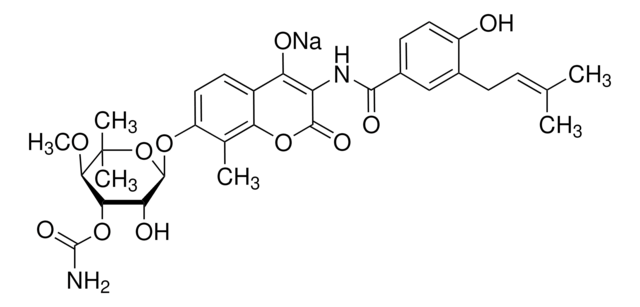 Novobiocin sodium meets USP testing specifications