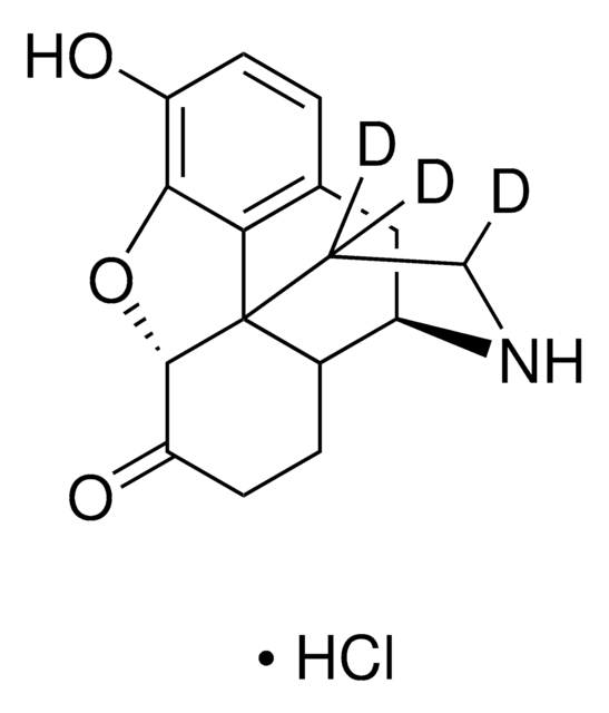 Norhydromorphone-D3 hydrochloride solution 100&#160;&#956;g/mL in methanol (as free base), certified reference material, ampule of 1&#160;mL, Cerilliant&#174;