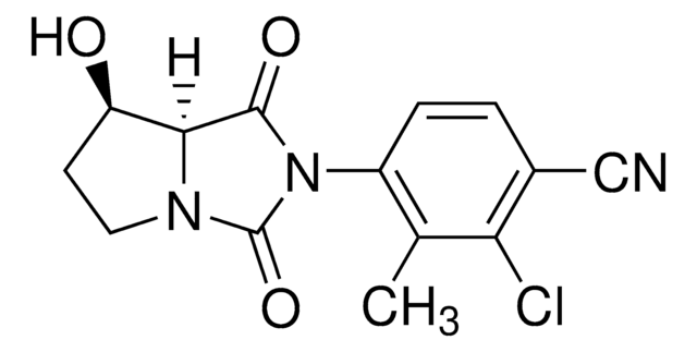 2-Chlor-3-methyl-4-[(7R,7aS)-tetrahydro-7-hydroxy-1,3-dioxo-1H-pyrrolo[1,2-c]imidazol-2(3H)-yl]benzonitril analytical standard