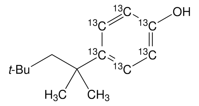 4-terc-octilfenol-anillo-13C6 solution 10&#160;&#956;g/mL in acetone, analytical standard