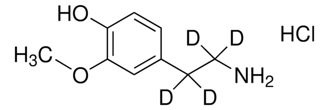 3-Methoxytyramin-D4-HCl 100&#160;&#956;g/mL in methanol (as free base), certified reference material, Cerilliant&#174;