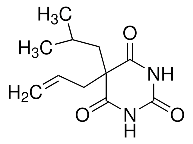 Butalbital certified reference material, pharmaceutical secondary standard