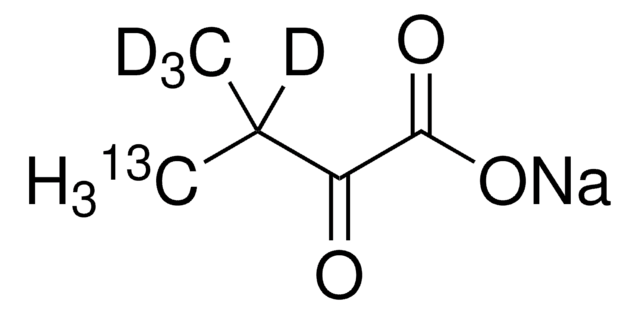 2-酮-3-(甲基-d3)-丁酸-4-13C, 3-d1 钠盐 99 atom % 13C, 97 atom % D, 97% (CP)