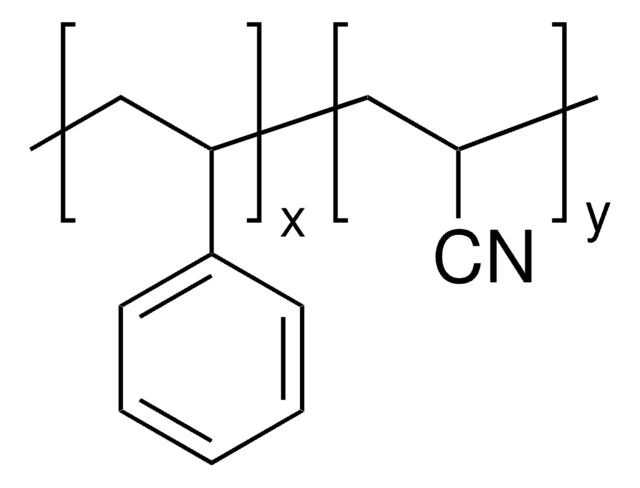 Poly(styrol-co-acrylnitril) average Mw ~185,000 by GPC, acrylonitrile 30&#160;wt. %, powder