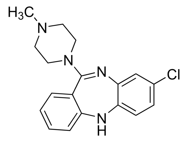 氯氮平标准液 溶液 1.0&#160;mg/mL in methanol, ampule of 1&#160;mL, certified reference material, Cerilliant&#174;