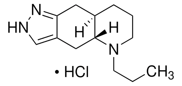 (&#8722;)-キンピロール 塩酸塩 &#8805;98% (HPLC), solid