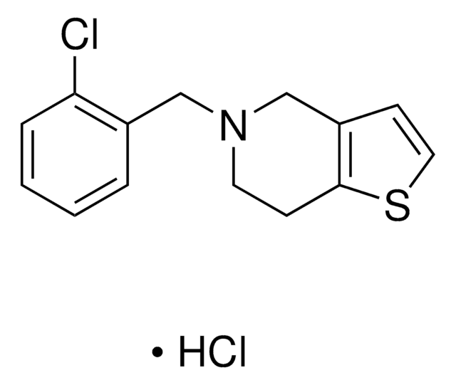 Ticlopidin -hydrochlorid analytical standard, for drug analysis