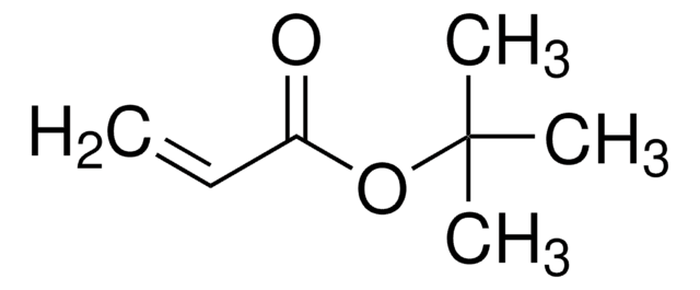 アクリル酸tert-ブチル contains 10-20&#160;ppm monomethyl ether hydroquinone as inhibitor, 98%