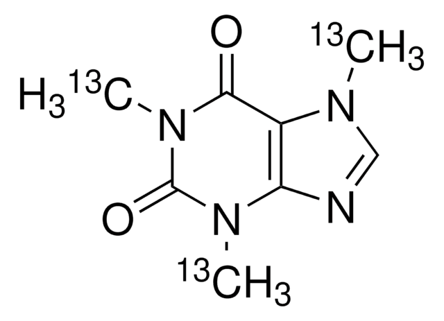 咖啡因-13C3 标准液 溶液 1.0&#160;mg/mL in methanol, ampule of 1&#160;mL, certified reference material, Cerilliant&#174;