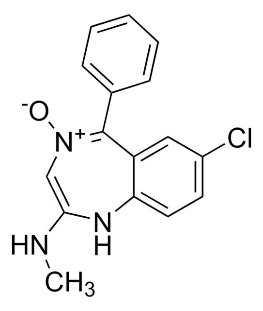 Chlordiazepoxid -Lösung 1.0&#160;mg/mL in methanol, ampule of 1&#160;mL, certified reference material, Cerilliant&#174;