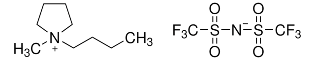 1-Butyl-1-methylpyrrolidinium-bis(trifluormethylsulfonyl)imid for electrochemistry, &#8805;98.5% (T)