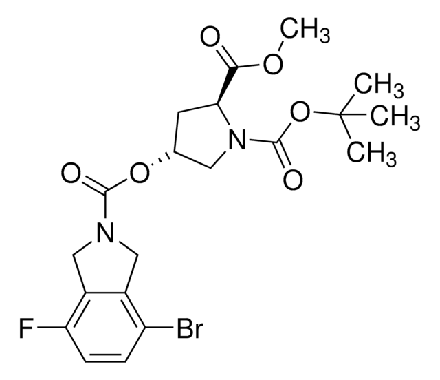 1-(Tert-butyl) 2-methyl (2S,4R)-4-((4-bromo-7-fluoroisoindoline-2-carbonyl)oxy)pyrrolidine-1,2-dicarboxylate