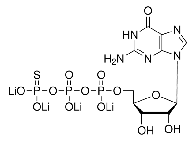 グアノシン 5&#8242;-[&#947;-チオ]三リン酸 四リチウム塩 &#8805;90% (contains &lt; 10% GDP, HPLC), powder