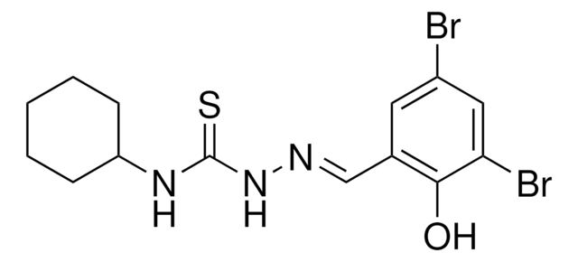 3,5-DIBROMO-2-HYDROXYBENZALDEHYDE N-CYCLOHEXYLTHIOSEMICARBAZONE AldrichCPR