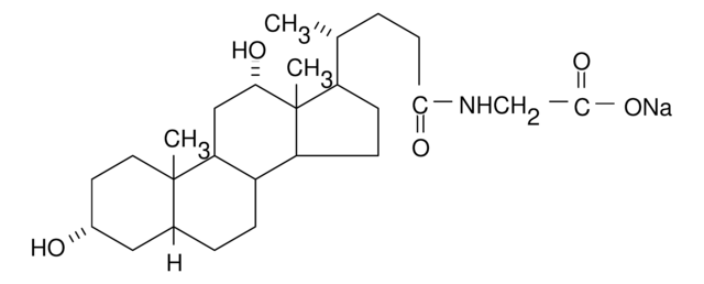 グリコデオキシコール酸ナトリウム BioXtra, &#8805;97% (HPLC)