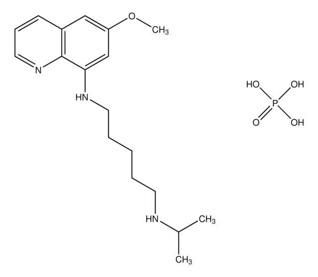 N(1)-isopropyl-N(5)-(6-methoxy-8-quinolinyl)-1,5-pentanediamine, phosphate salt AldrichCPR