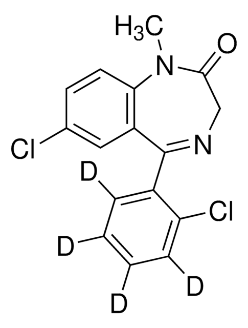 2-氯地西泮-D4 溶液 100&#160;&#956;g/mL in acetonitrile, certified reference material, ampule of 1&#160;mL, Cerilliant&#174;