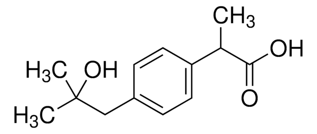 2-[4-(2-Hydroxy-2-methylpropyl)-phenyl]propanoic Acid certified reference material, pharmaceutical secondary standard