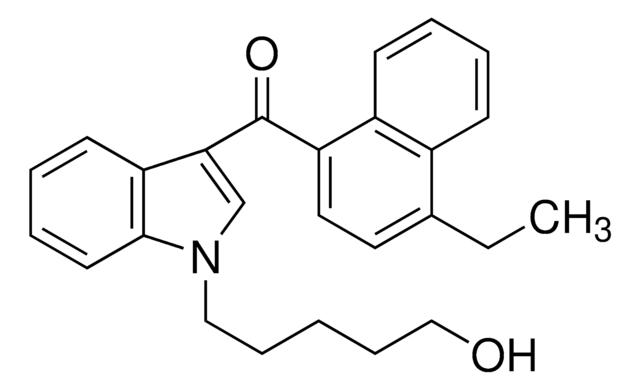 JWH-210 5-Hydroxypentyl metabolite solution 100&#160;&#956;g/mL in methanol, ampule of 1&#160;mL, certified reference material, Cerilliant&#174;