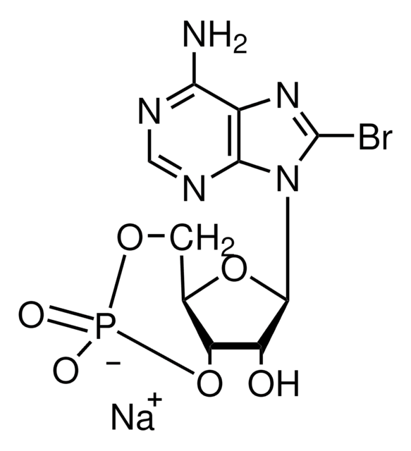 8-ブロモアデノシン 3&#8242;,5&#8242;-サイクリック一リン酸 ナトリウム塩 &#8805;97% (HPLC), powder