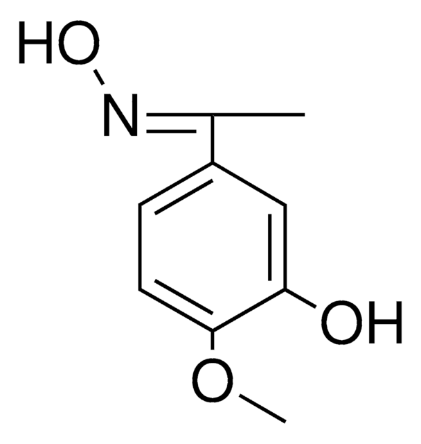 1-(3-HYDROXY-4-METHOXY-PHENYL)-ETHANONE OXIME AldrichCPR