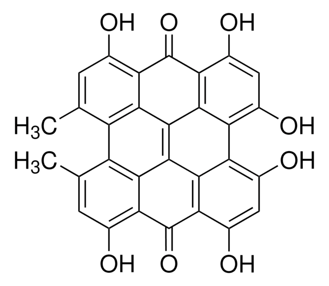 ヒペリシン Hypericum perforatum（セイヨウオトギリソウ）由来 ~95% (HPLC)