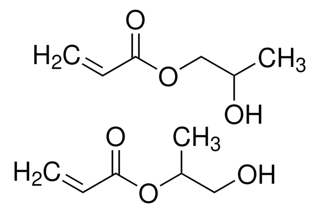 Hydroxypropylacrylat, Isomermischung contains 200&#160;ppm hydroquinone monomethyl ether as inhibitor, 95%