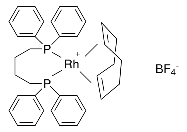 [1,4-Bis(diphenylphosphin)butan](1,5-cyclooctadien)rhodium(I)-tetrafluorborat 98%