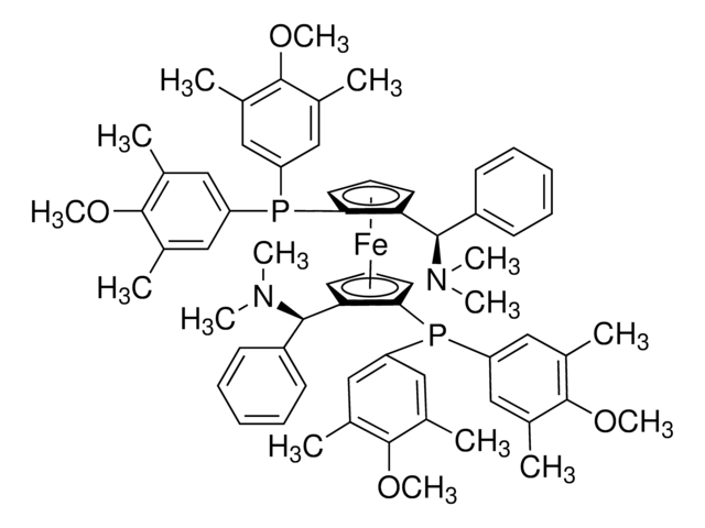 (SP,S&#8242;P)-1,1&#8242;-Bis-[bis-(4-methoxy-3,5-dimethyl-phenyl)-phosphino]-2,2&#8242;-bis-[(R)-&#945;-(dimethylamino)-benzyl]-ferrocen &#8805;97%