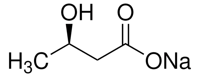 (R)-(&#8722;)-3-ヒドロキシ酪酸 ナトリウム塩 optical purity ee: 99% (GLC)