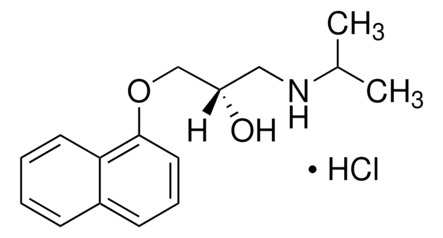 (S)-(&#8722;)-プロプラノロール 塩酸塩 &#8805;98% (TLC), powder