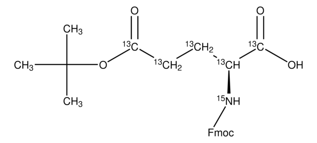 Fmoc-O-叔丁基-L-谷氨酸-13C5, 15N 99 atom % 13C, 98 atom % 15N, 95% (CP)