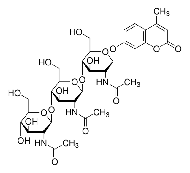 4-Methylumbelliferyl &#946;-D-N,N&#8242;,N&#8242;&#8242;-Triacetylchitotriosid fluorogenic glycanase substrate