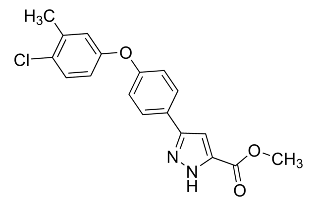 Methyl 3-(4-(4-chloro-3-methylphenoxy)phenyl)-1H-pyrazole-5-carboxylate AldrichCPR