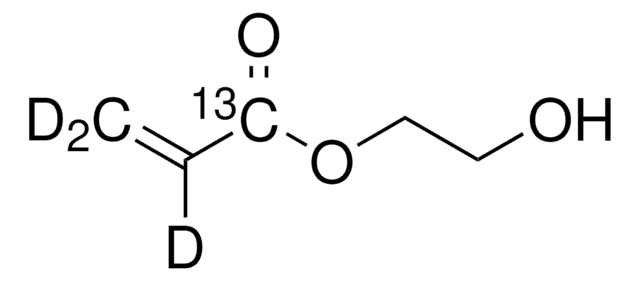 丙烯酸羟乙酯-1-13C, 2,3,3-d3 97% (CP), 99 atom % 13C, 98 atom % D, contains 4-methoxyphenol as stabilizer