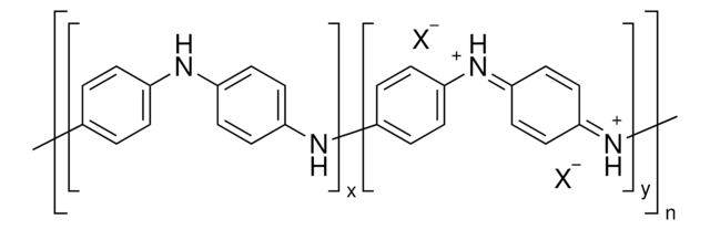 ポリアニリン(エメラルジン塩) average Mw &gt;15,000, powder (Infusible), 3-100&#160;&#956;m particle size