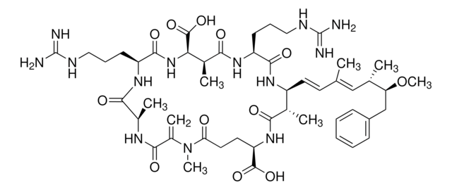 Microcystin-RR 10&#160;&#956;g/mL in methanol, analytical standard