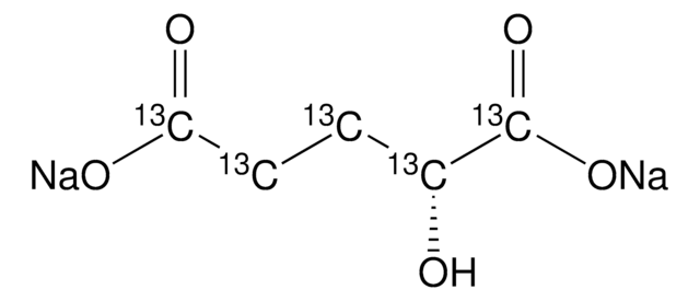 D-&#945;-Hydroxyglutaric acid-13C5 disodium salt &#8805;99 atom % 13C, &#8805;94% (CP)