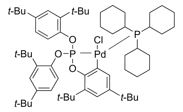 Chloro(&#951;2-P,C(–)tris(2,4-di-tert-butylphenyl)phosphite)(tricyclohexylphosphine)palladium(II)