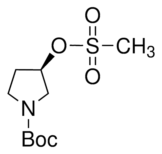 (R)-3-Methanesulfonyloxy-pyrrolidine-1-carboxylic acid tert-butyl ester AldrichCPR