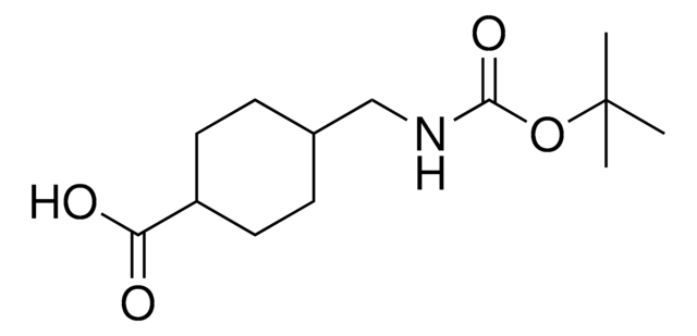 4-(((TERT-BUTOXYCARBONYL)AMINO)METHYL)CYCLOHEXANECARBOXYLIC ACID AldrichCPR