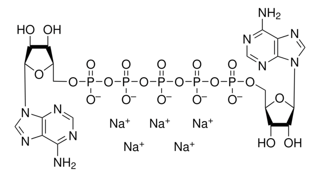 P1,P5-Di(adénosine-5&#8242;) pentaphosphate pentasodium salt &#8805;95% (HPLC), powder