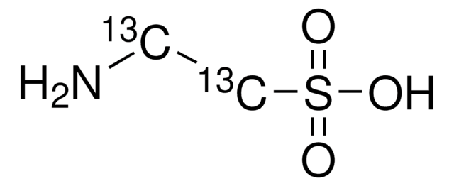 牛磺酸-13C2 &#8805;99 atom % 13C, &#8805;98% (CP)